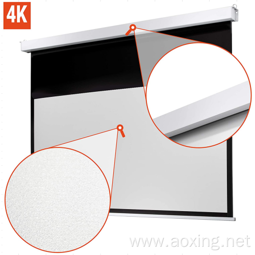 300x169cm Matte white motorized Electric Projection screen